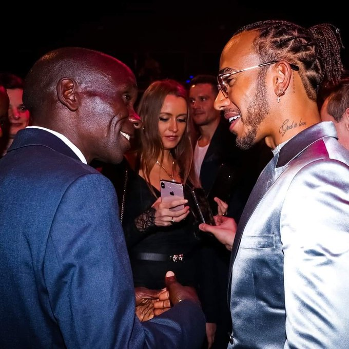 nftaIienfrens's tweet photo. Lewis Hamilton wishes Eliud Kipchoge all the best ahead of the much anticipated Berlin Marathon on Sunday.

"I know you have a big race coming up in the Berlin Marathon and I just wanted to wish you all the best. I will be watching closely. https://t.co/yBEh8sUC9X