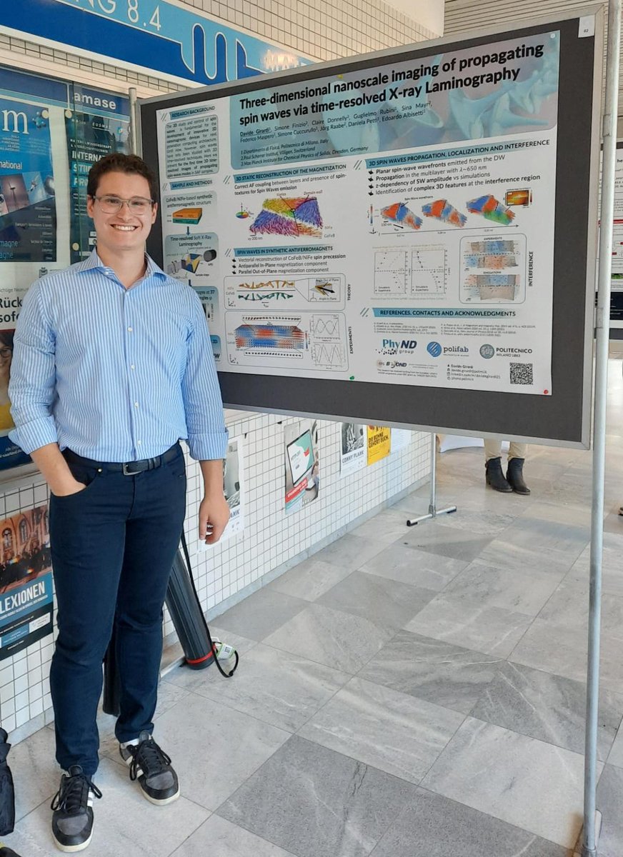PhyndLab (@phyndlab) on Twitter photo Davide Girardi won the Best Poster Award at <a href="/ESM_School/">The European School on Magnetism</a> with his work on 3D imaging of spin waves ๐งฒ๐!! Congrats Davide!! ๐๐๐๐ #B3YOND_H2020 <a href="/ERC_Research/">European Research Council (ERC)</a> Davide Girardi won the Best Poster Award at <a href="/ESM_School/">The European School on Magnetism</a> with his work on 3D imaging of spin waves ๐งฒ๐!! Congrats Davide!! ๐๐๐๐ #B3YOND_H2020 <a href="/ERC_Research/">European Research Council (ERC)</a>