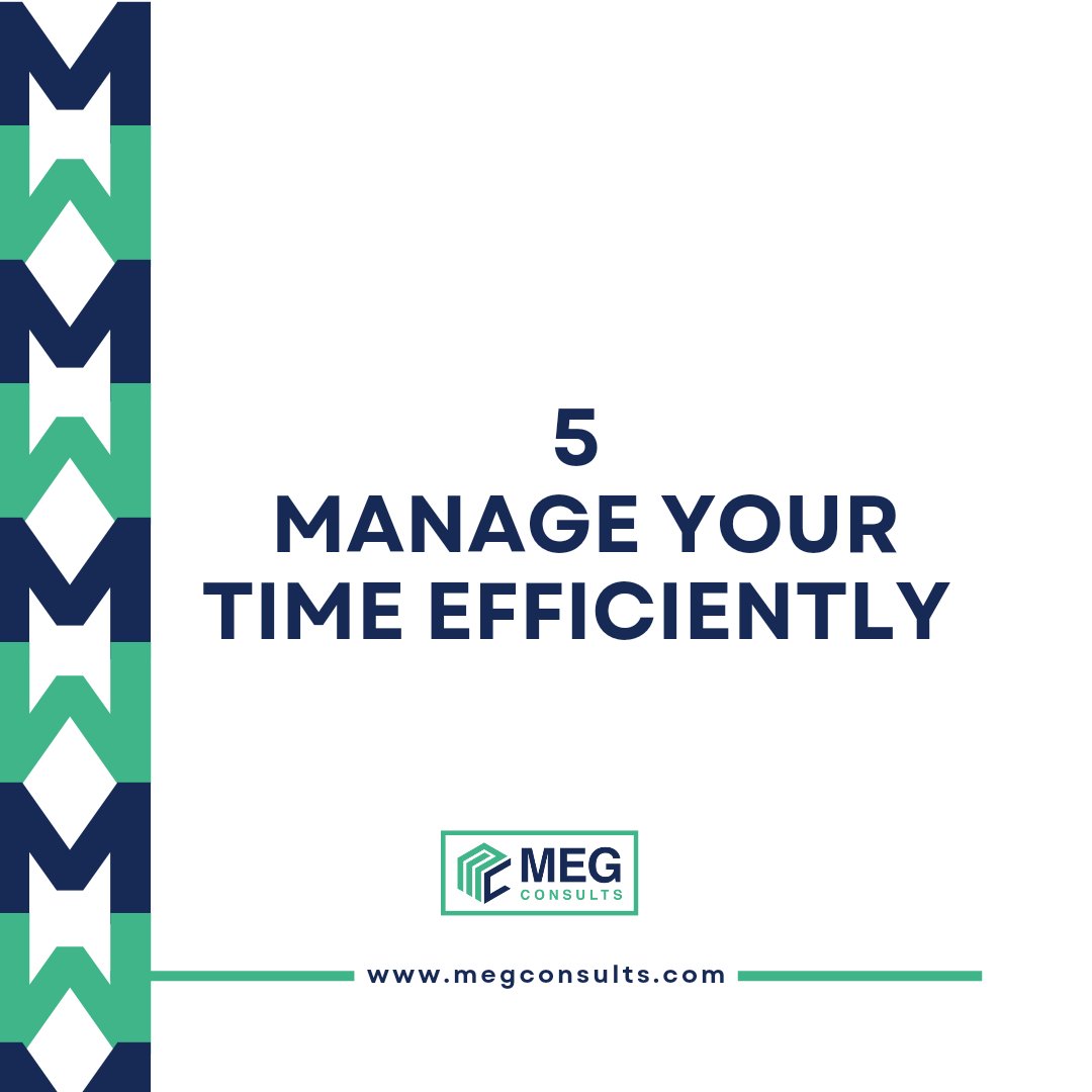 megconsults's tweet photo. Manage your time efficiently
establish priorities, set goals and create action plans to meet deadlines.

#megconsults #careerdevelopment #HR #EST #interviewcoaching #cvwriting #linkedinedit #coverletteredit #careerguidance #abuja #professionalism #productivity https://t.co/qNUgYvHHD7