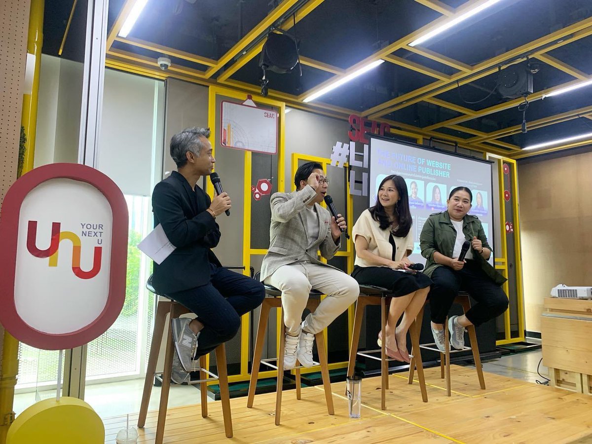 ThaiWebmaster's tweet photo. จิบกาแฟคนทำเว็บแบบ On-site ครั้งแรกในหลาย ๆ ปีกับเสวนาในหัวข้อ “The Future of Online Publisher” ครับ
#ThaiWebmaster https://t.co/rL0IDB5KIu