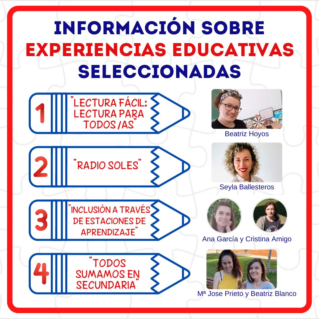 Femal_al's tweet photo. Y por fin os podemos presentar a las personas que estarán con nosotr@s en el I Congreso FEMAL hablando sobre EXPERIENCIAS EDUCATIVAS:

1️⃣ Beatriz Hoyos Porro nos hablará sobre "Lectura Fácil: lectura para todos y todas" 📖
2️⃣ Seyla Ballesteros Andújar acerca de: "Radio Soles" 📻 https://t.co/V0StXtDsT1