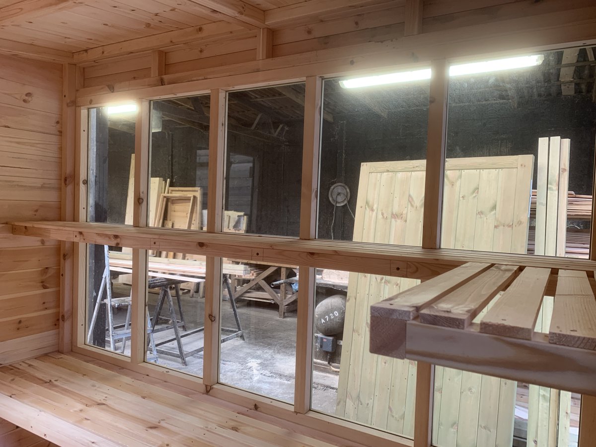 We've built a potting shed for Allison which is a surprise gift from hubby Phil. He now has to plan getting her out of the way so we can deliver and erect it.. #pottingshed #shed #gardens #bespoke #suprise #harlow #london #hertfordshire #summerhouse #shedsofinstagram #woodworking