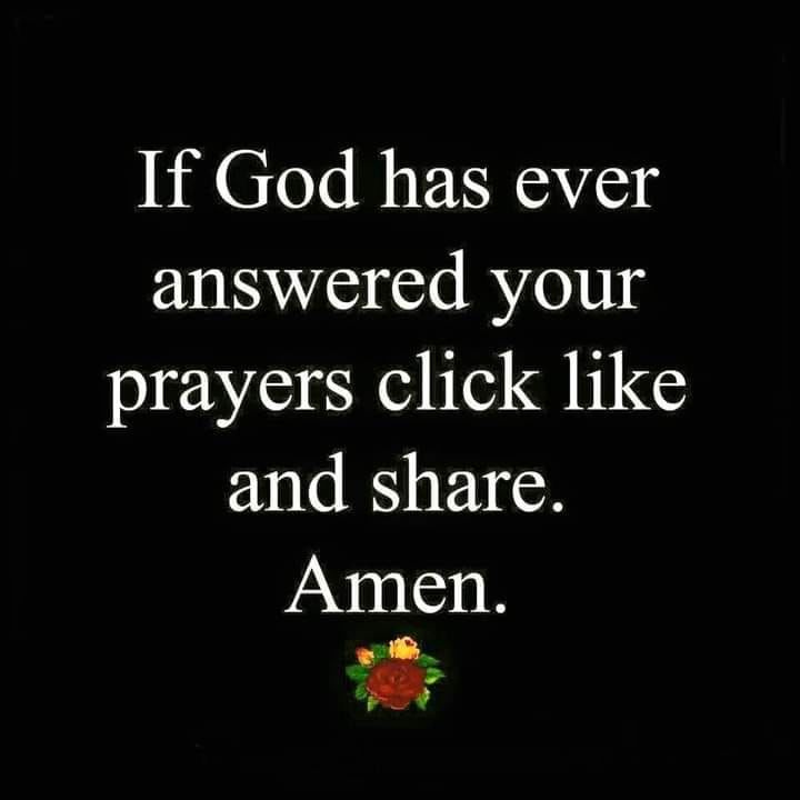 No one can convince me that prayer doesn't work. If GOD has ever answered your prayers, Leave an 'Amen' below 👇🏻