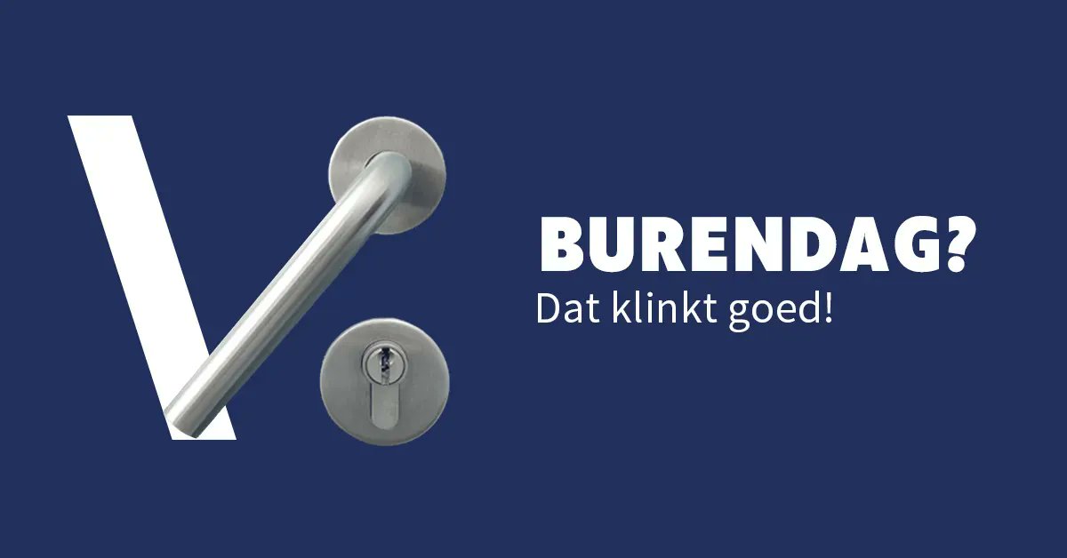 De deur voor onze buren staat altijd open! Nouja, altijd… Voor ons is het ook weekend! Volgende week kunnen jullie de deur weer platlopen. 😉 #vanvuuren #deurenvanvanvuuren #fijneburendag