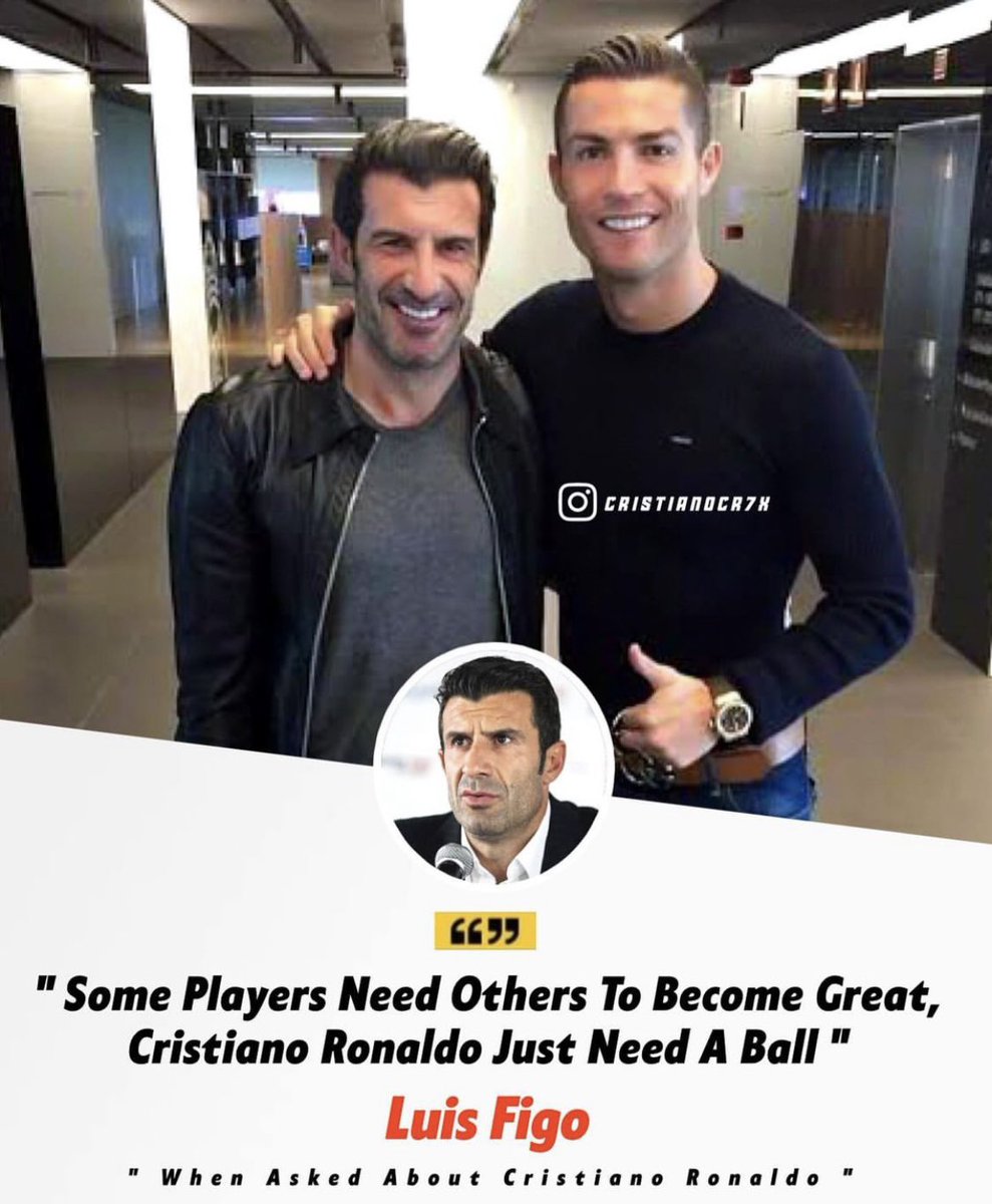 FrankKhalidUK's tweet photo. Luis Figo talking about Cristiano Ronaldo. https://t.co/ppHL8xPtoC