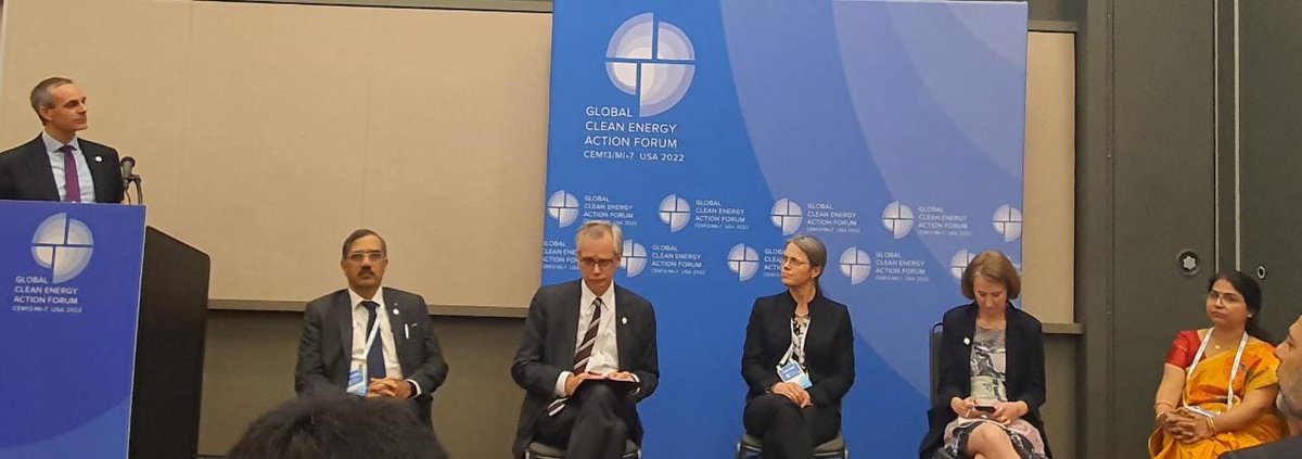 IN_MissionInnov's tweet photo. #GCEAF Indian Clean Energy Showcase – Towards the Path to the 14th Clean Energy Ministerial (CEM): Transition to a low-carbon economy mandates investment in energy infrastructure that is long-term sustainable, economically and socially equitable #EnergyEfficiency #sustainability https://t.co/OUzlc0dnQo
