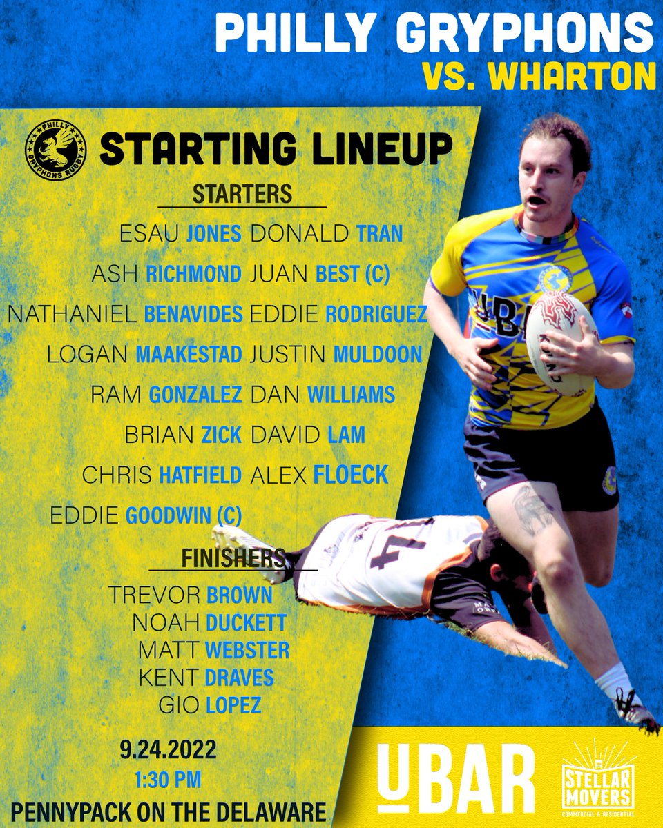 Join us tomorrow 9.24.22 at pennypack on the delaware at 1:30 PM as we cheer on our teammates for the first gold side match of the season. We are really looking forward to an awesome match against Wharton. 

Note that our scheduled match against phoenixville has been cancelled.