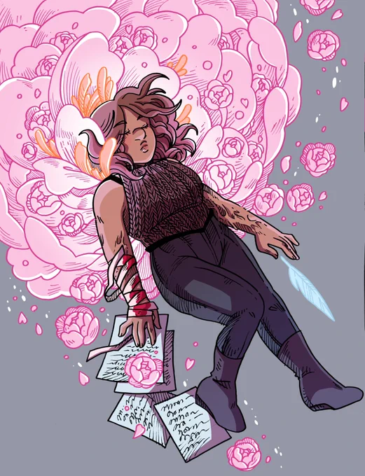 *Slides in the last minutes of #BiVisibilityDay*
➡️Namesake: Friends portal jump to fairy tale worlds and decide to fuck around and find out with necromancy. https://t.co/rJ0sFNn2GZ
➡️Crow Time: A shameless murder of crows in fantasy shenanigans. https://t.co/2c7uvJbehI 