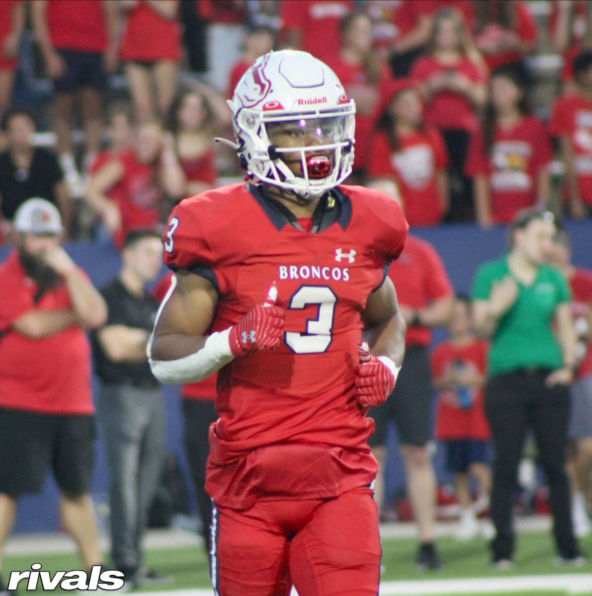 _colepatterson's tweet photo. 2023 McKinney Boyd RB Sheldon King has impressed me both times that I’ve watched him play this season. Electric players that makes an impact as a rusher and receiver. @sheldonk_ https://t.co/pGZM7267gT