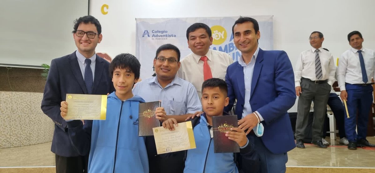 Agradecer a Dios nos dio la oportunidad de estar en la #SemanaDeLaEsperanza y el trabajo misionero que hace Colegio El Porvenir de la ciudad de Chepén, fue llevar 3 nuevos discípulos a los pies de Jesús. #LaÚltimaInvitación