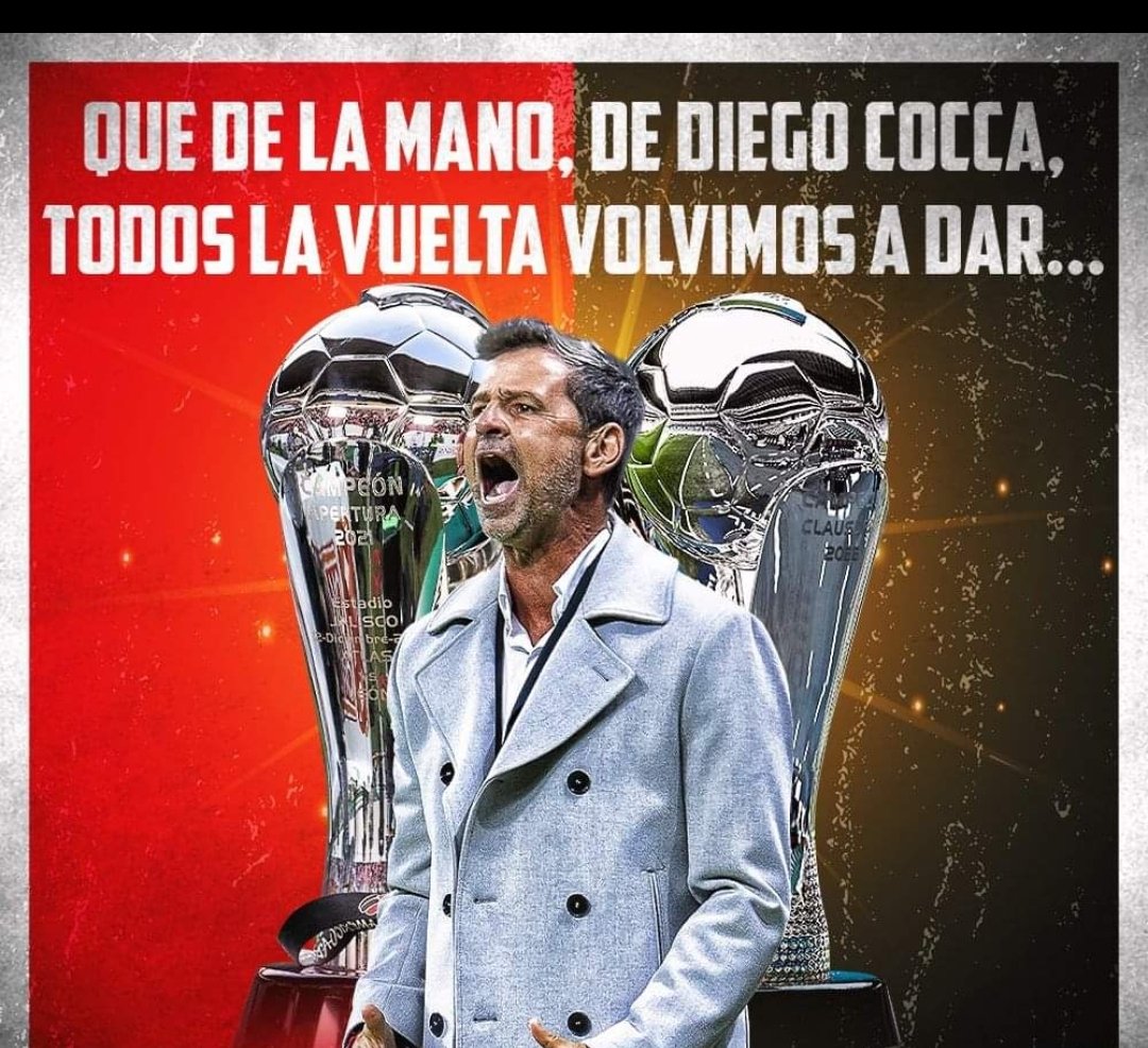 Que día tan triste el mejor técnico de nuestra historia se despide! Ojalá dirija en el extranjero dolería verlo con otro club aquí.
Eternamente gracias Diego Martin no creo que tengas idea lo feliz que hiciste a cientos de miles.
Ojalá regreses algún día  <a href="/Diegococca1/">Diego Cocca</a>