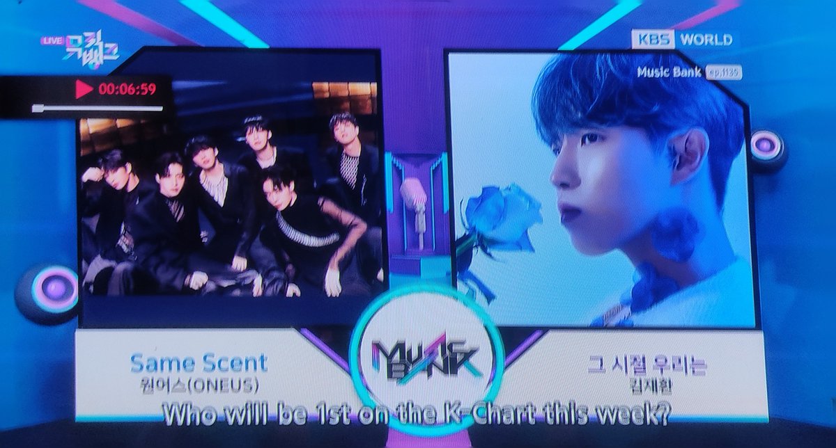 oneus6_0109's tweet photo. Finally I can watch on tv😘😭 that I already record 🔥🔥Precious win 🎊😭 @official_ONEUS #ONEUS #원어스
#Oneus5thWin
#SameScent4thWin https://t.co/Ul2suqXLtO