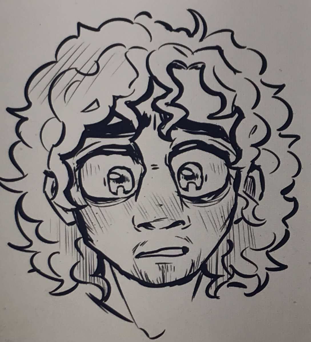 bruno with the amongus eyes 🤭