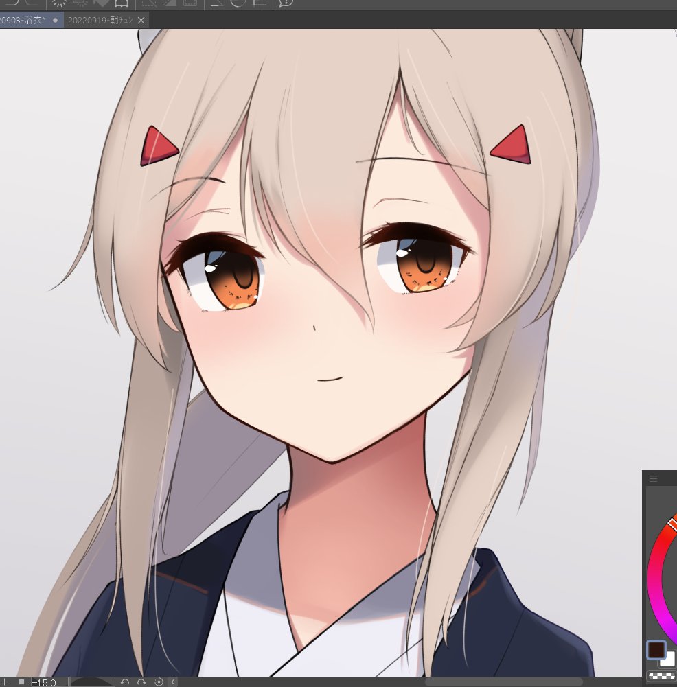 いや,絵も描いてるんですよ
これはさっき塗りなおしたやつ 