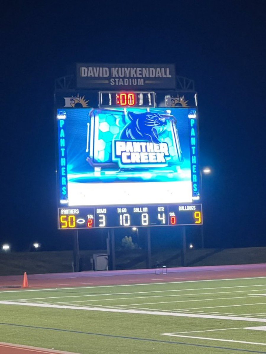 Incredible night!! 1st win in school history!!! GO PANTHERS!!