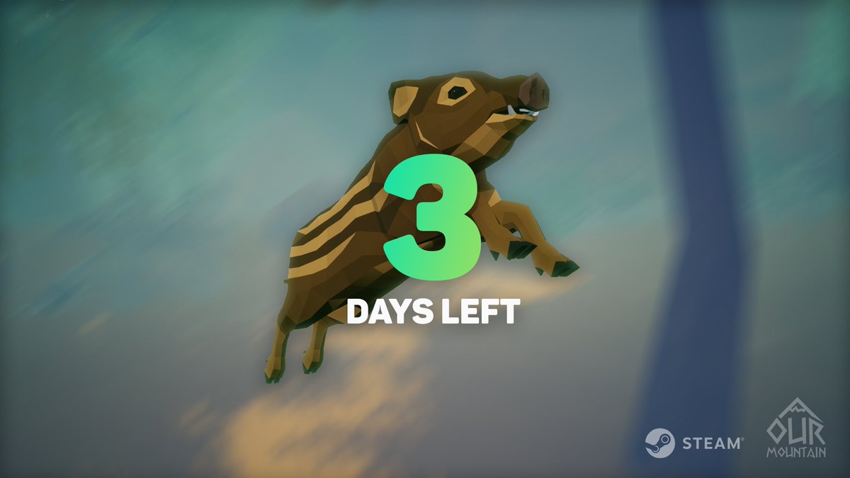 goodmonkeygames's tweet photo. 3 days to go! Our Mountain will be launched on Steam on September 27th, 2022. @ 8:00PM PDT. Get ready for an adventure with Charles and Buddy!
https://t.co/cixqMez5IL
#ourmountain #IndieGameDev #indiegame #gaming #gamedev #game https://t.co/IrttK8tUgo