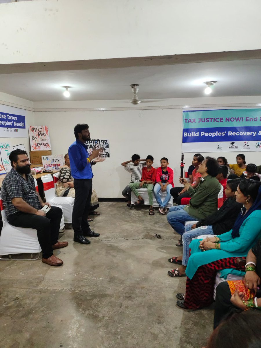 apmdd_ind's tweet photo. Happening today workshop on Tax Justice in India led by @AsianPeoplesMvt members @environicsindia &amp; @NHF_INDIA https://t.co/XXrtfg4gQf