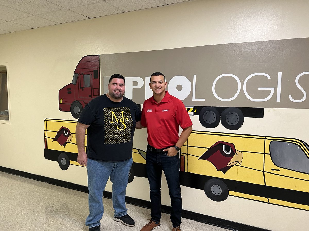 msshlogistics's tweet photo. Great presentation today by Cesar Tovar from @UTITweet 

Cesar came to talk to our students about the amazing opportunities available as technicians in the automotive, diesel, marine, aviation, and welding industries!

#iammiamisprings https://t.co/Ozy5OUid97