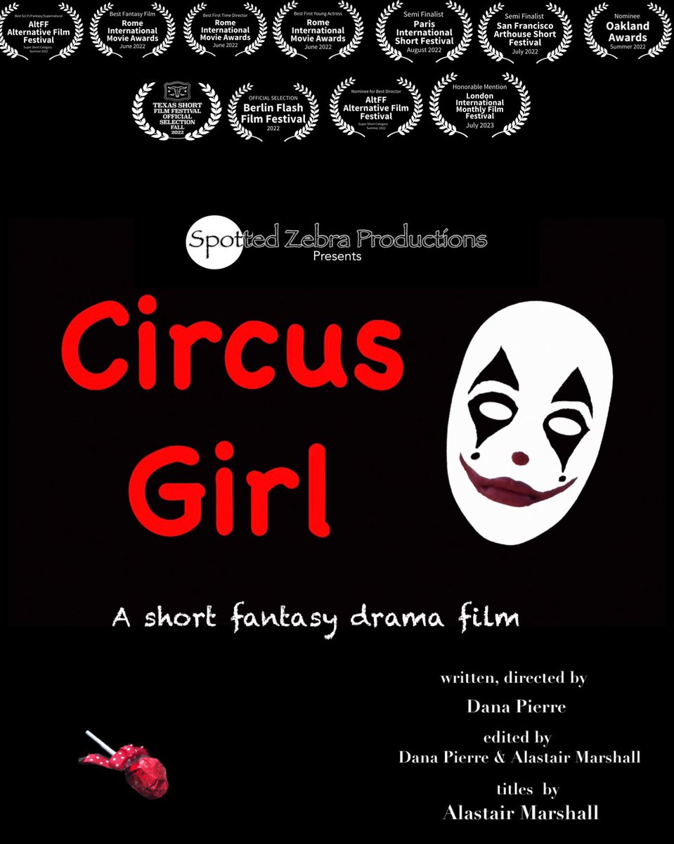 DanaPierre1's tweet photo. #Circusgirl short fantasy drama #experimentalfilm https://t.co/fHUrAXpi5C https://t.co/g2dzgYQBk5