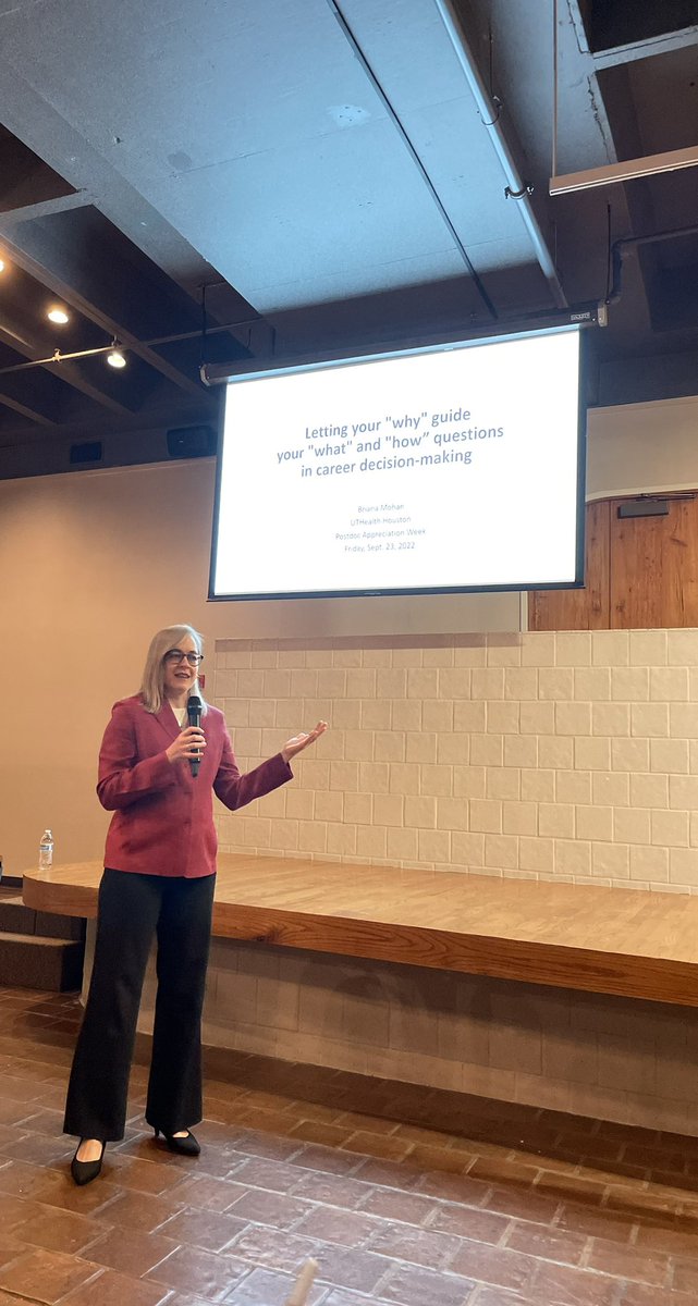 arindnaha's tweet photo. Thank you @brianamohan72  for your highly motivating talk on career-decision making @UTHealthHouston . It was encouraging and thought provoking. Many thanks to @lstepbeck and @YasminChebaro for arranging the seminar and being such an outstanding support system to @pdauthealth . https://t.co/EeCMP0RRZt