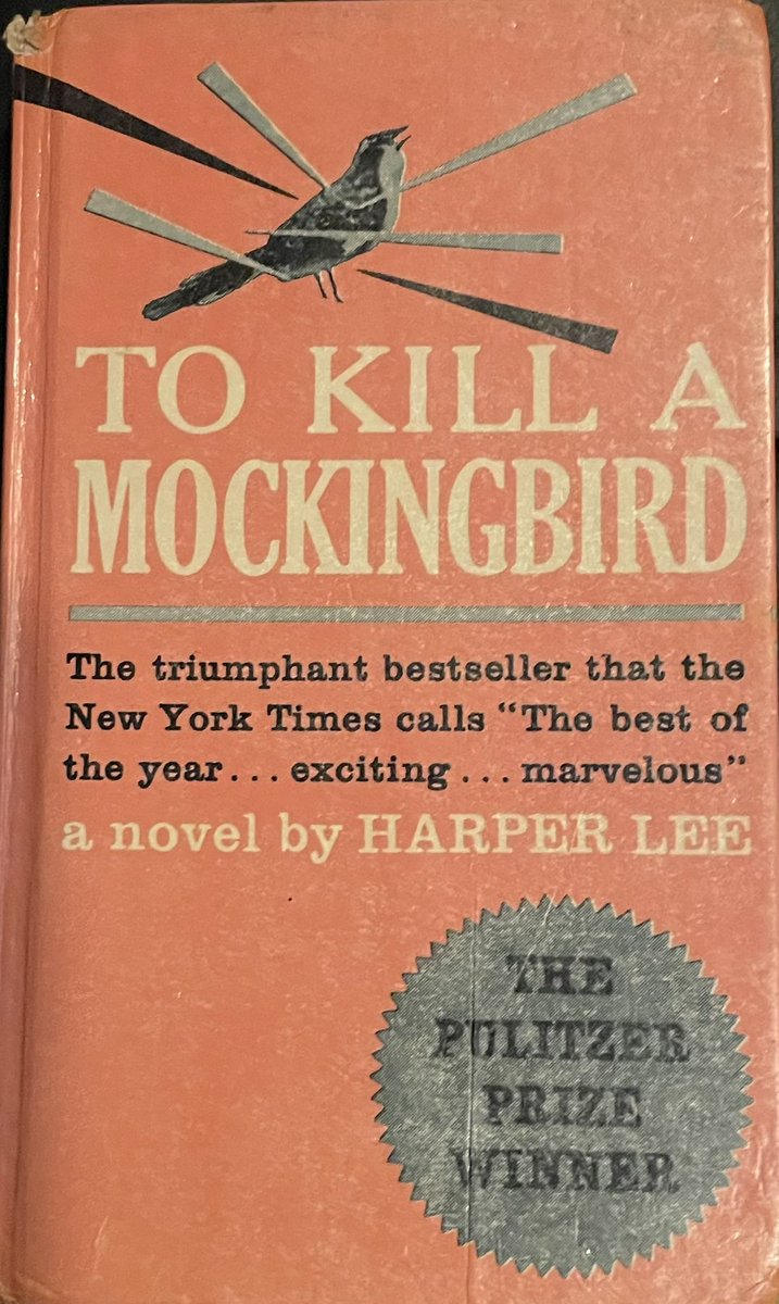 “To Kill a Mockingbird is one of the greatest novels of American literature ever written. The film is also a masterpiece. 

Here’s my well read copy of the Pulitzer Prize winning book. 

#TCMParty #BannedBooksWeek2022