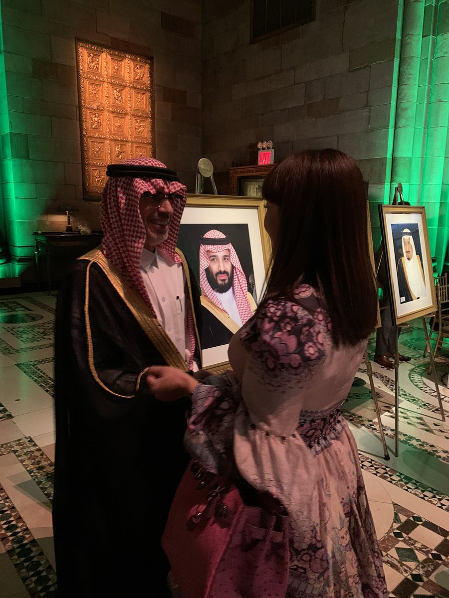 lingao623's tweet photo. 🇸🇦Great #SaudiNationalDay2022 celebration today @ksamissionun 
#هي_لنا_دار٩٢ #اليوم_الوطني_٩٢ #VISIONS2023 https://t.co/5f4a5p7gV9