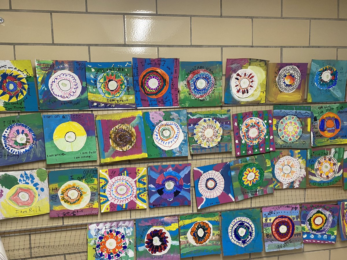 DrStacieStanley's tweet photo. One of my favorite things to do when I visit our @edinaschools is to “read the walls & doors”. #GreatMessages #EncourageCreativity https://t.co/alZnQ8jjVu