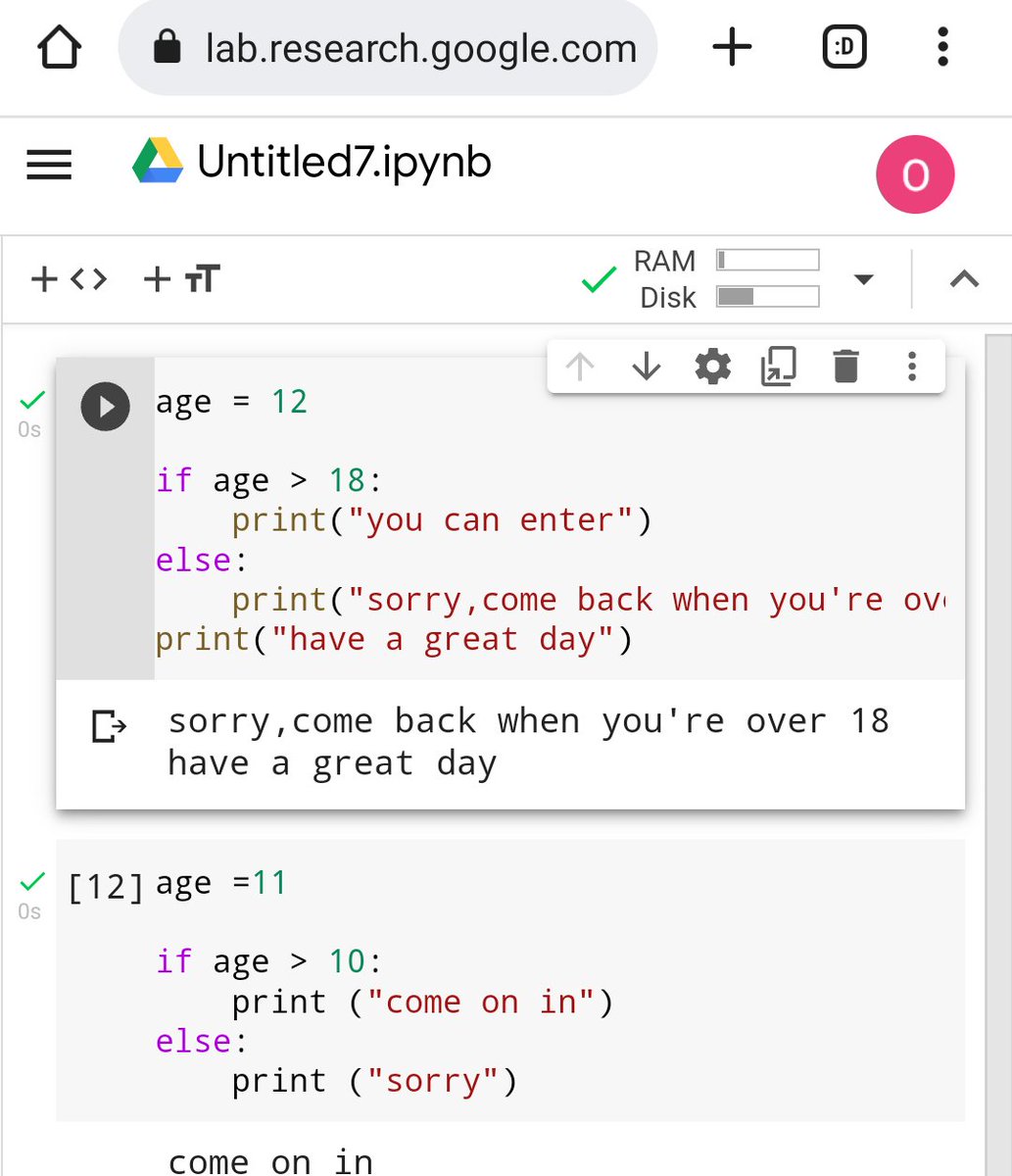 thistechspace's tweet photo. Me teaching #Python to my 10yo #GoogleColab
#ThisIsUs
#blackkidscode https://t.co/uPDjnxmGR2