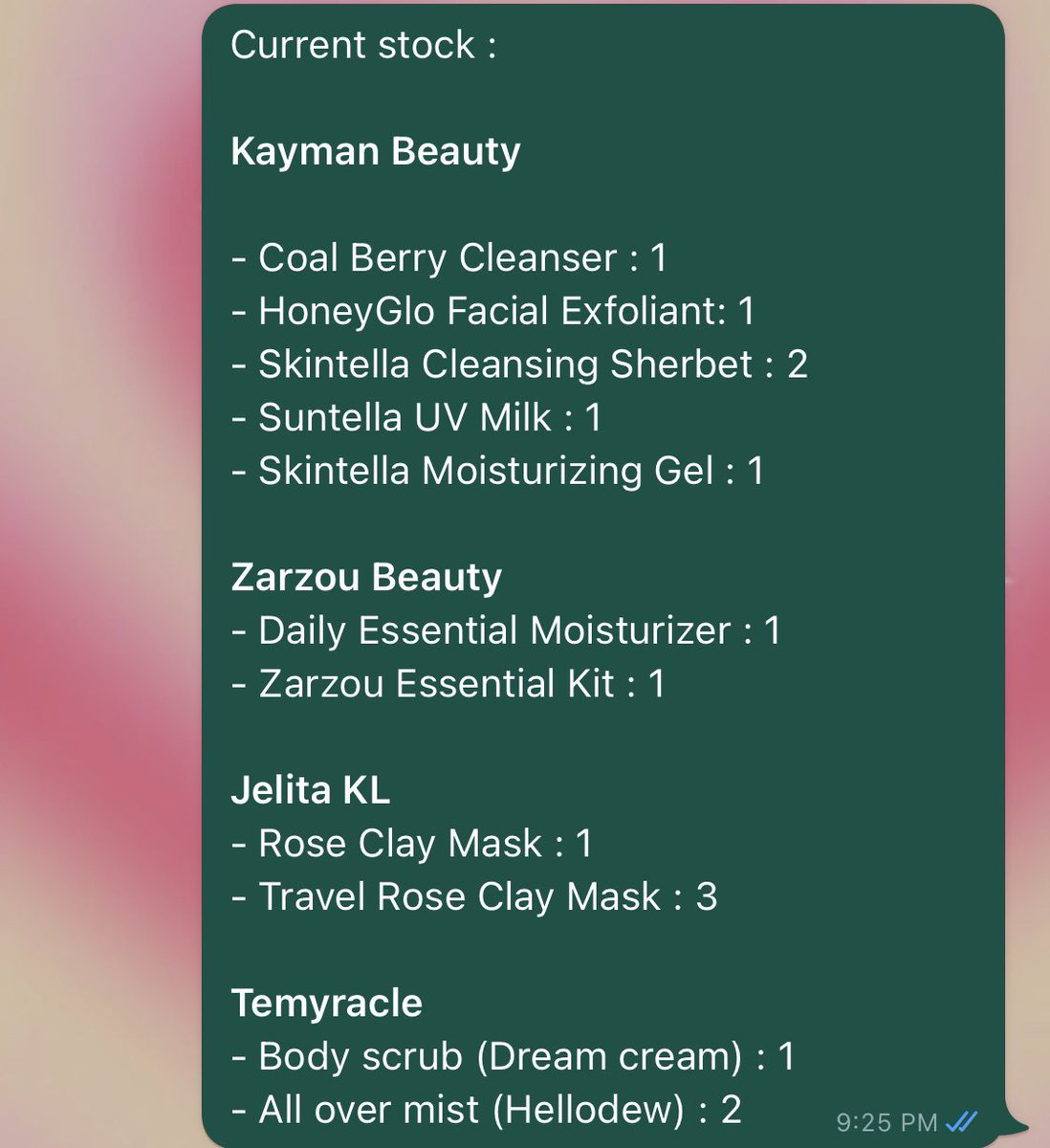 queenskinmy's tweet photo. Latest stock update!📌 
Offer i still valid while stock last🥰 https://t.co/SjvDHO7sMK