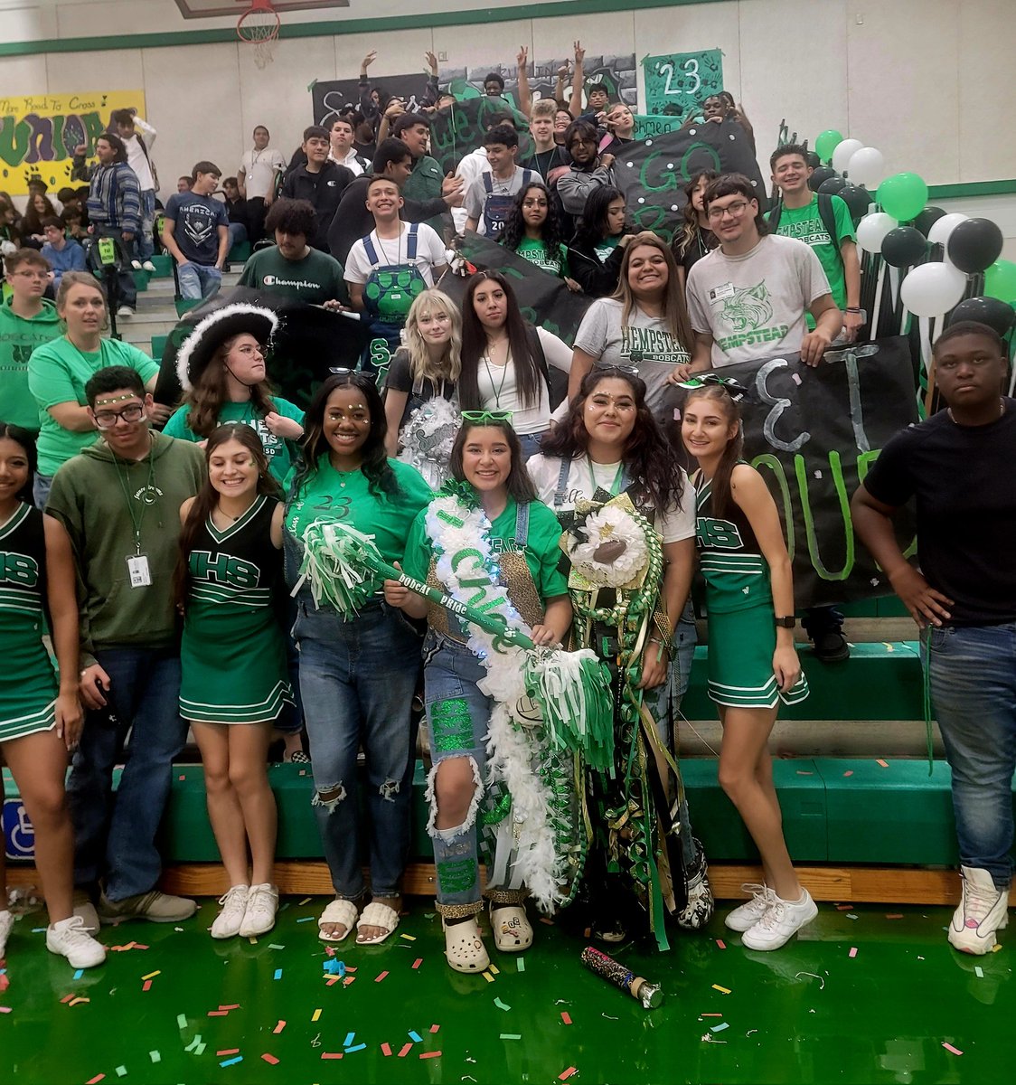 Our seniors won the Hoco spirit stick! Congrats, Seniors!