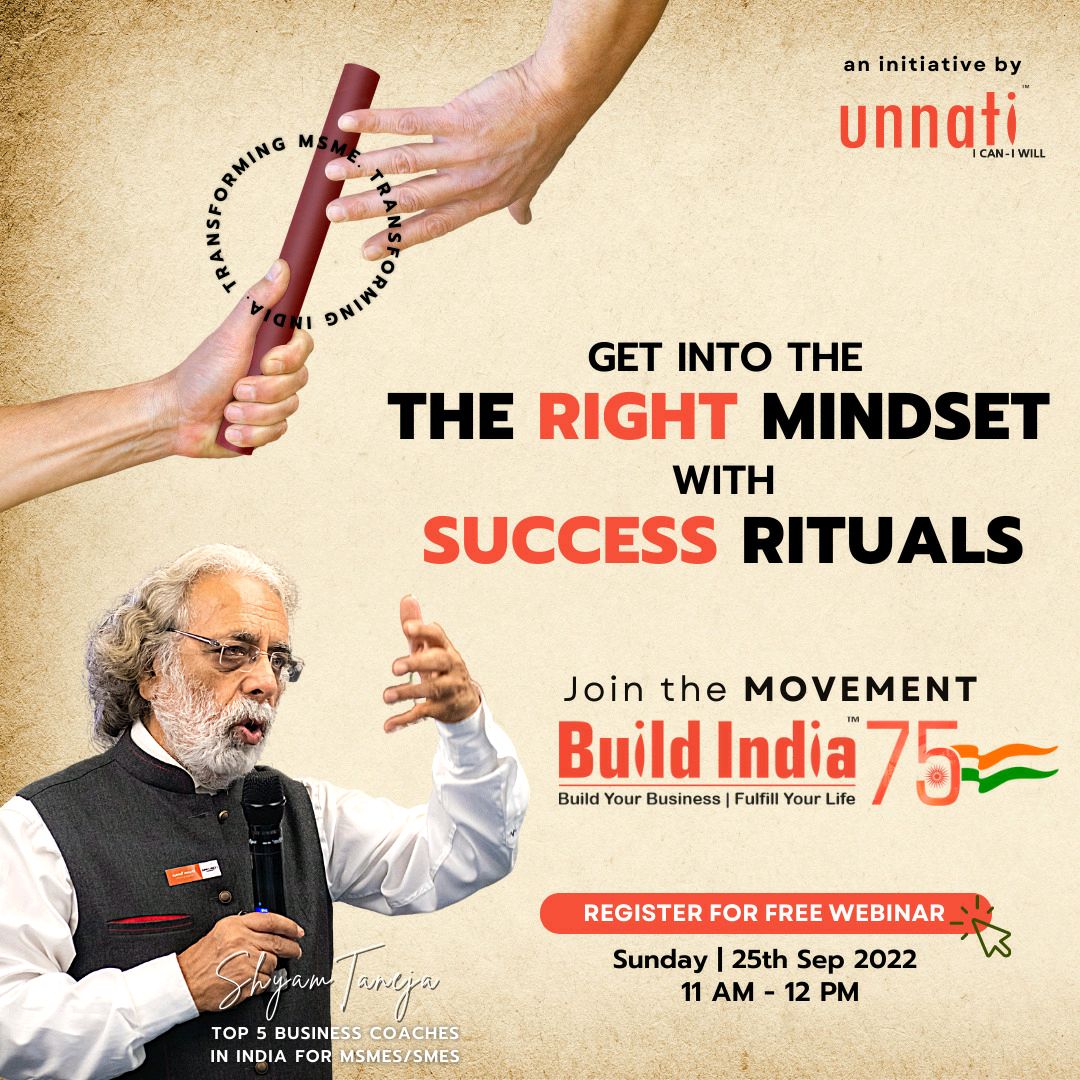 UnnatiUnlimited's tweet photo. Having the right mindset is the key to boosting your growth! Join the movement!
.
.
.
For more: https://t.co/8O9DHjuOYs
.
.
.
#buildindia #buildindia75 #msmes #shyamtaneja #unnati #unnatiunlimited #business #businessgrowth #Motivation #Success #BeCoached #Entrepreneur https://t.co/eiNeLLyLrg