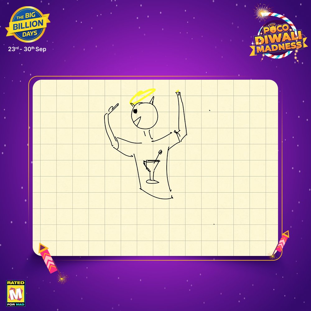 The reason people glance at your phone - TWICE!

Send your reply as,
My answer is ___, wish to win POCO X4 Pro 5G. #POCODiwaliMadness

- Tag 3 friends
- RT this tweet
- Follow <a href="/Himanshu_POCO/">Devdas</a>
 
Prizes:
10 POCO merch - Winner every hour
Grand prize - POCO X4 Pro 5G.