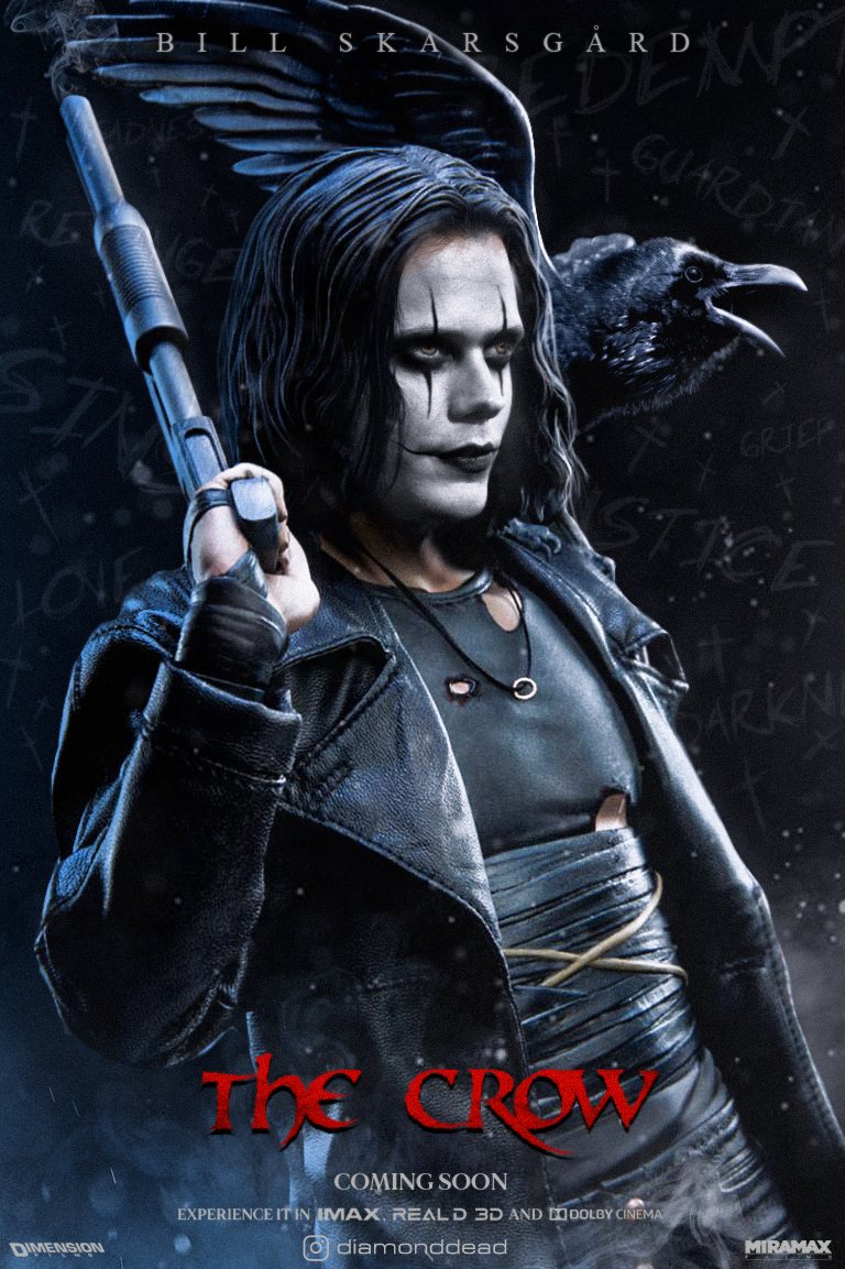 MovieFanatic00's tweet photo. Well It Looks Like They Remade The Crow Movie.And It Has Bill Skarsgard As The Lead Role As The Crow Vigilante. As You Can See In The Pic Below. Anyways It Doesn't Have A Relese Date Yet That's Still TBD. All That Was Said It Will Release Sometime Between 2023 &amp; 2024. https://t.co/YYLeRVCR88