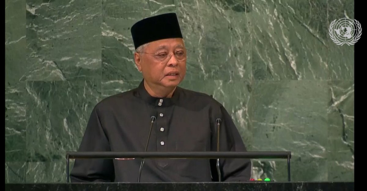 MayWongST's tweet photo. #Malaysia PM @IsmailSabri60 even called out #UN Security Council urging reforms within the system to "abolish the veto power" of #UNSC members. Permanent members #China #Russia have often vetoed resolutions proposed against #Myanmar #military or on coup #WhatsHappeningInMyanmar https://t.co/diUxkXRoYz