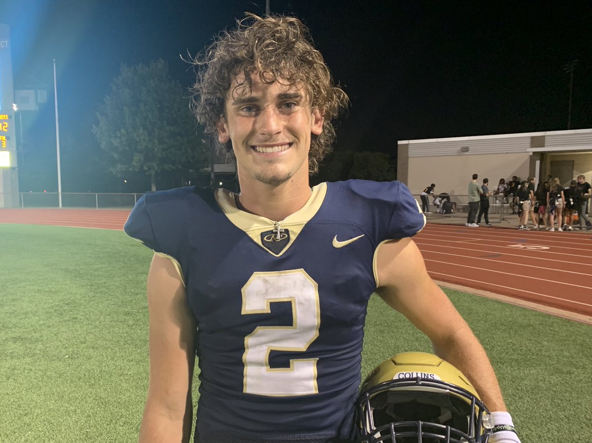 jackson_dip's tweet photo. Class of 2024 Klein Collins QB @TuckerParks3 is an intriguing prospect.
Parks had a big game against Klein Oak throwing for 4 TD’s & rushing for a TD. Has a big arm, can really spin it & has ability to make plays with his legs. Hidden 💎 in Houston, has a few schools monitoring. https://t.co/L2fc7reRQy