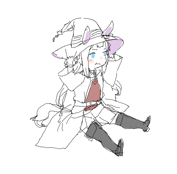 「」|面相棒のイラスト