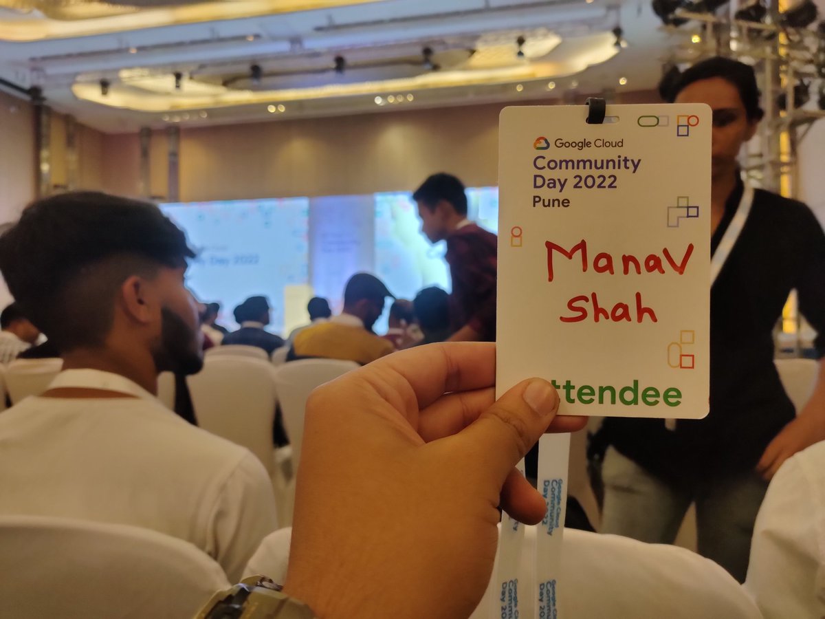 ManavUdaykumar's tweet photo. After pandemic the biggest event happened in pune 

Yes it's cloud community day 2022

#CCDPune
#CCDPune2022
#gdgcloudpune
#GoogleCloud https://t.co/A6yX8qjNkq