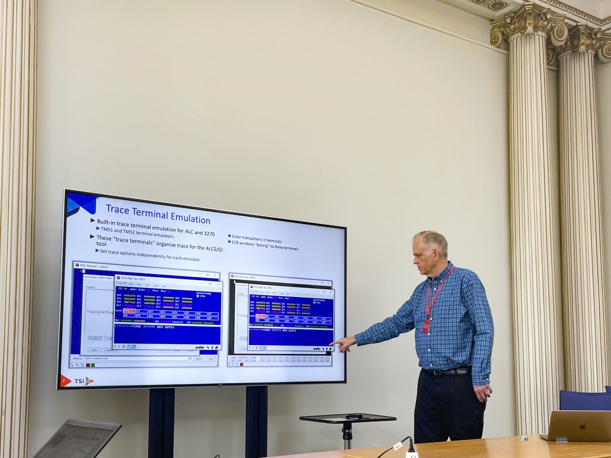 TPFSoftware's tweet photo. #TSI participated in the 31st #ALCS #UserGroup Conference at #IBM Hursley facility in the UK, Sept. 20-22.

Senior Product Director @krishnjraj presented @TPFSoftware and Senior Software Architect Ed Jordan presented ALCS/GI updates.

#ALCSUG #MoveForwardTogether #TPFSoftware https://t.co/SoPQVVCmAb