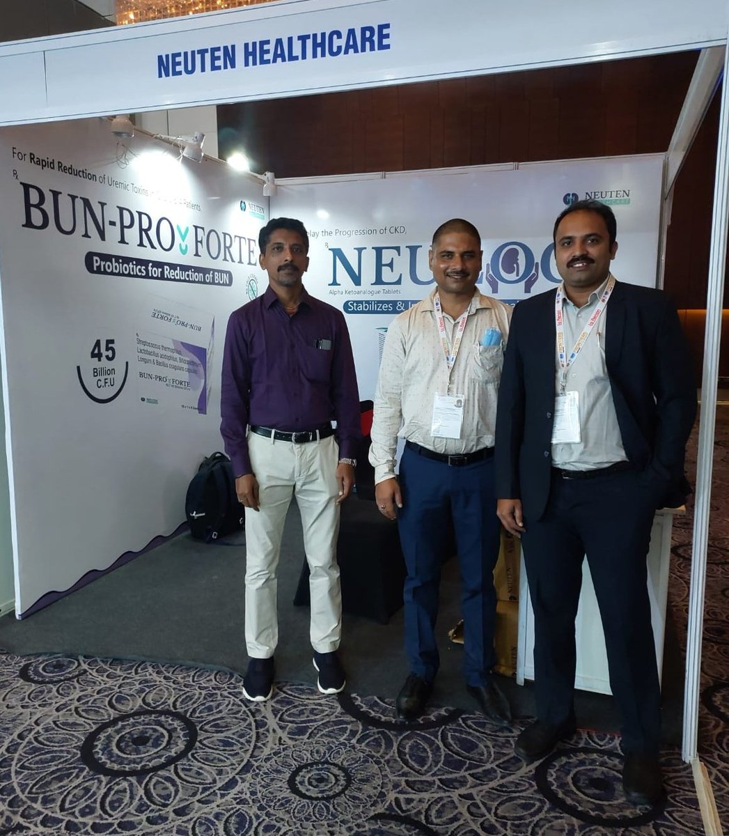 NeutenH's tweet photo. #ISNFrontiers NEUTEN HEALTHCARE STALL https://t.co/mEoxZ3vgZY