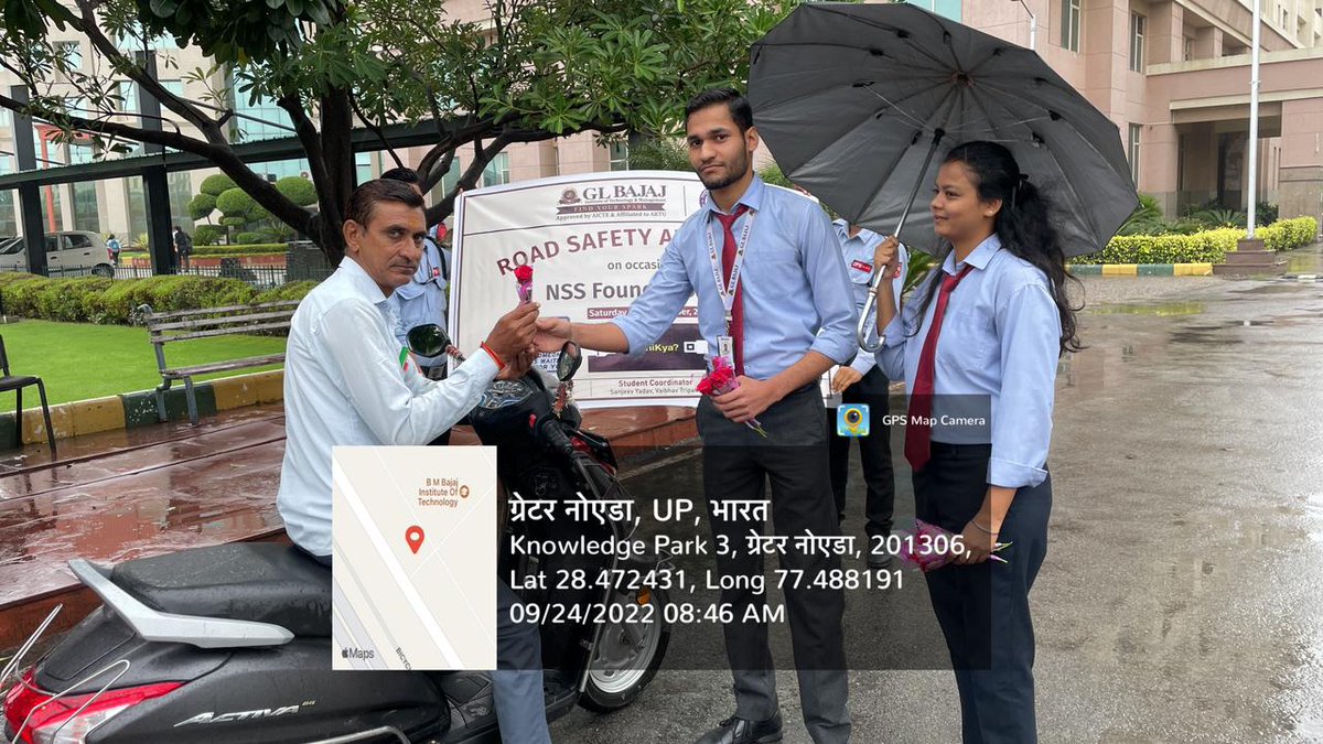 Kailash51858740's tweet photo. @Kailash51858740 @_NSSIndia @NSSRDLucknow 
Road Safety Awareness on Occasion of NSS Foundation Day Saturday 24 September 2022 @glbajaj Greater Noida https://t.co/0LPbm76ckl