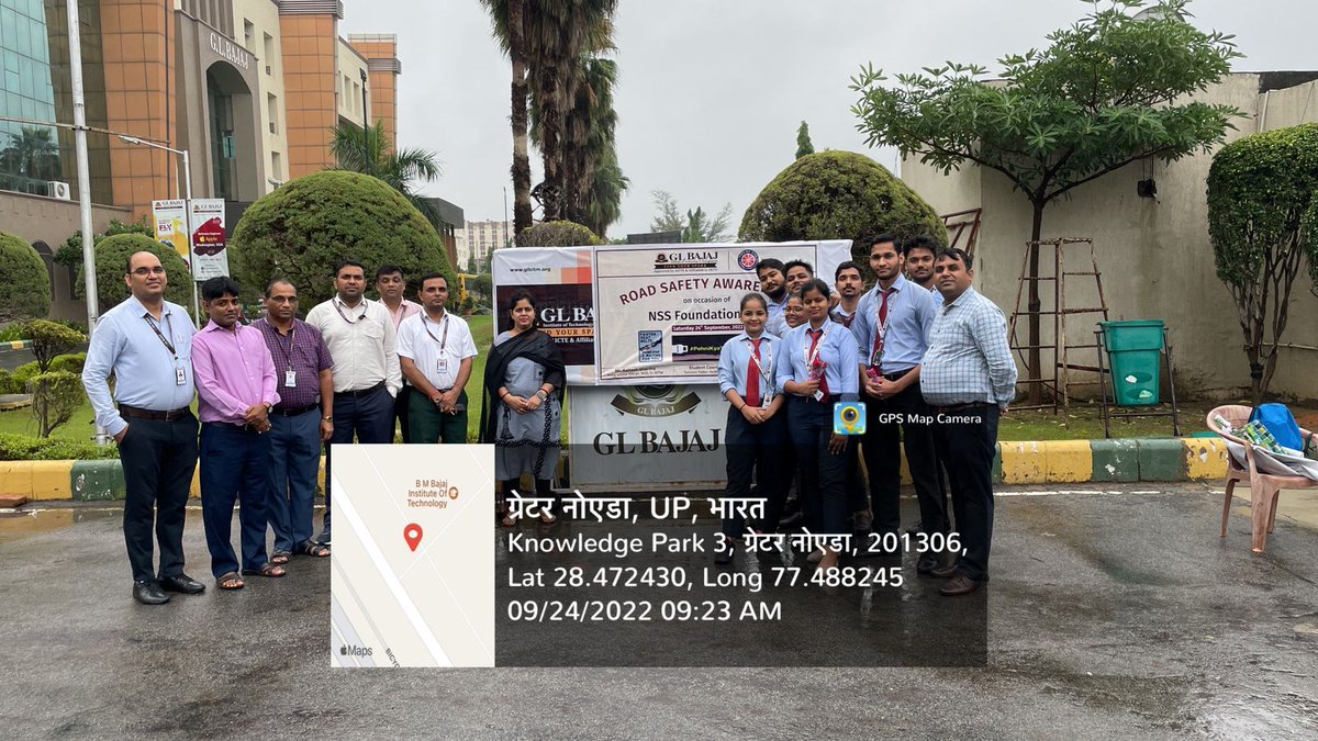 Kailash51858740's tweet photo. @Kailash51858740 @_NSSIndia @NSSRDLucknow 
Road Safety Awareness on Occasion of NSS Foundation Day Saturday 24 September 2022 @glbajaj Greater Noida https://t.co/0LPbm76ckl