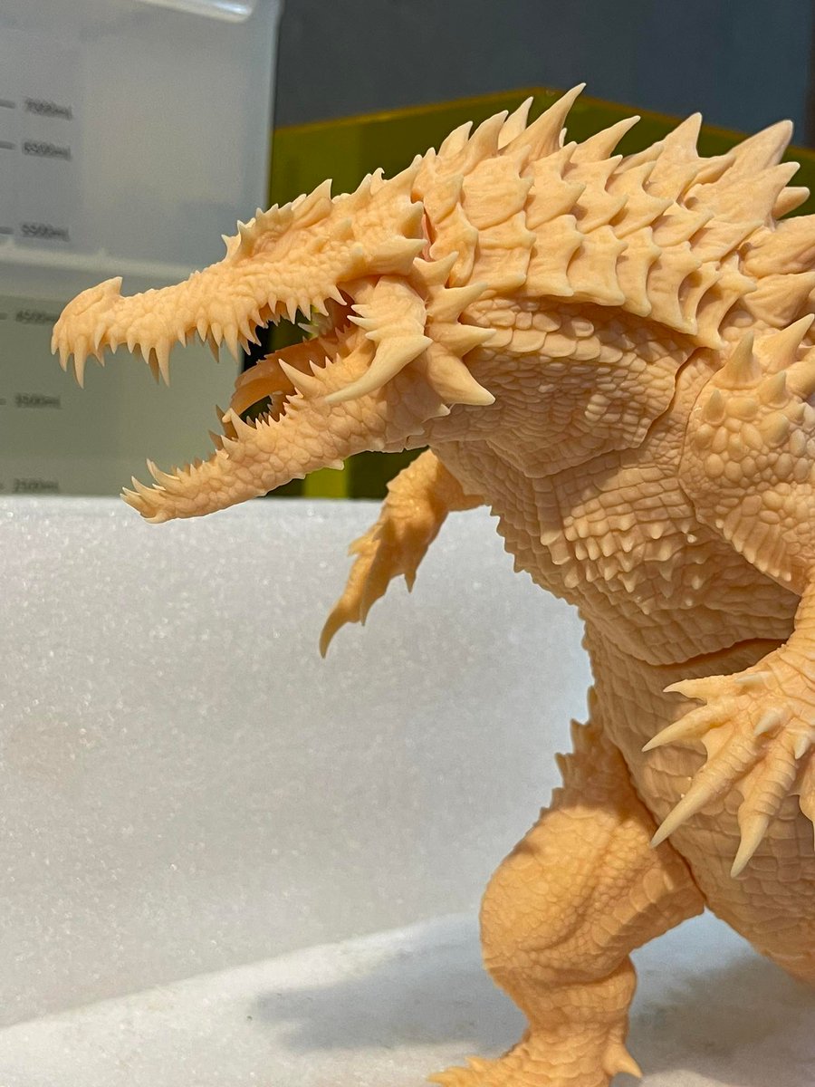PaMaYaGi's tweet photo. new size 25 cm #Chalawan #Thaiju #Kaiju 🦖#3dprinting #3dprint https://t.co/u2a9NPEa1n