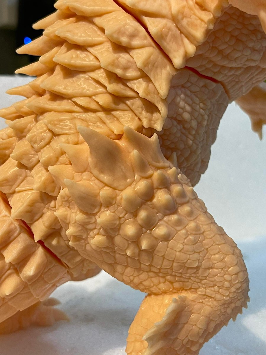 PaMaYaGi's tweet photo. new size 25 cm #Chalawan #Thaiju #Kaiju 🦖#3dprinting #3dprint https://t.co/u2a9NPEa1n