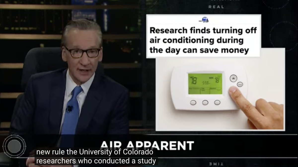 kyrib's tweet image. Bill Maher made fun of our @ConversationUS article tonight 😂 what an honor!