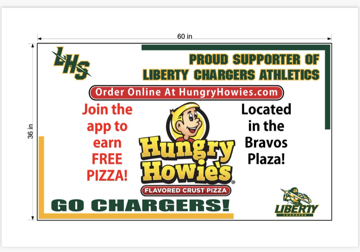 LHSChargerFB's tweet photo. Pregame supplied by Hungry Howies thank you for your support! https://t.co/8B0aLIkqG0