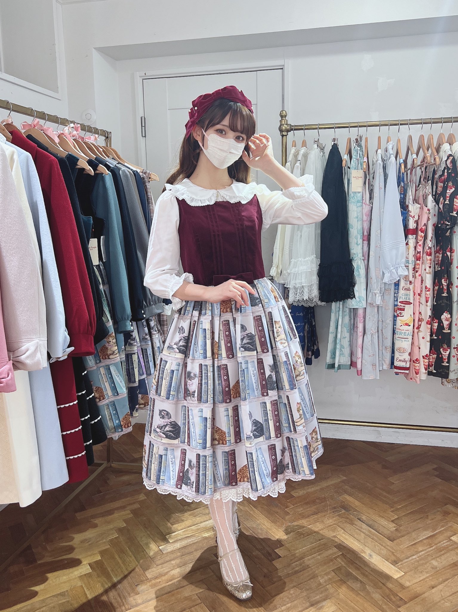 Emily Temple cute forget me not 受注 スカート Emily Temple cute