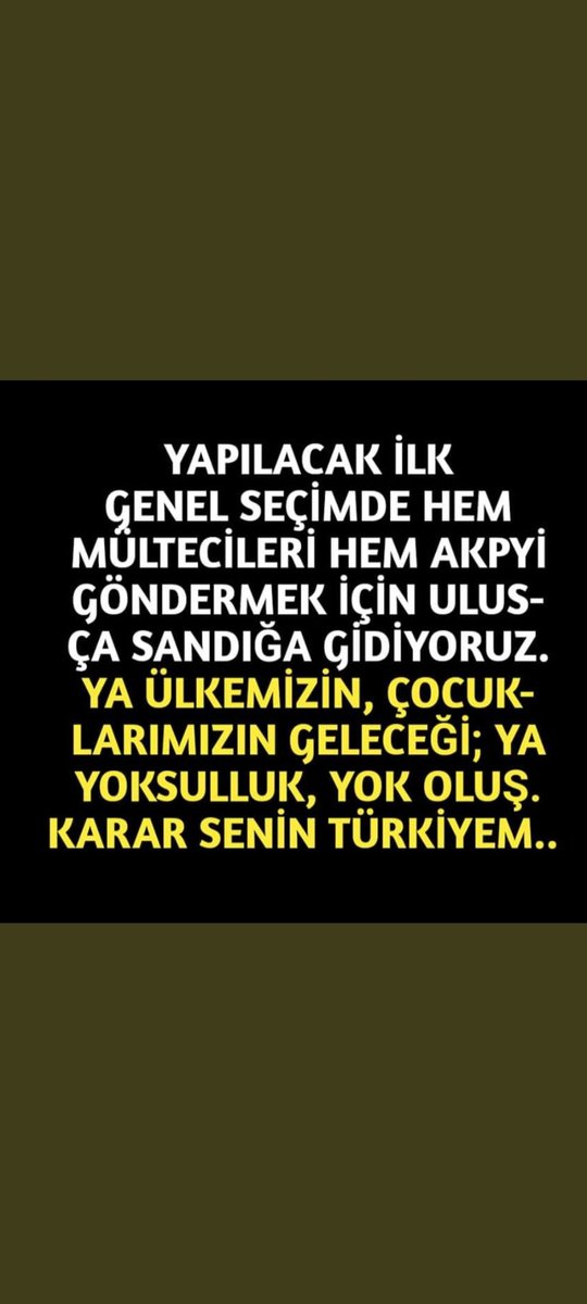 SelimUlucay1's tweet photo. @DrSinanOgan @Turkiye #uyanturkiye https://t.co/7HVgDWh5zp