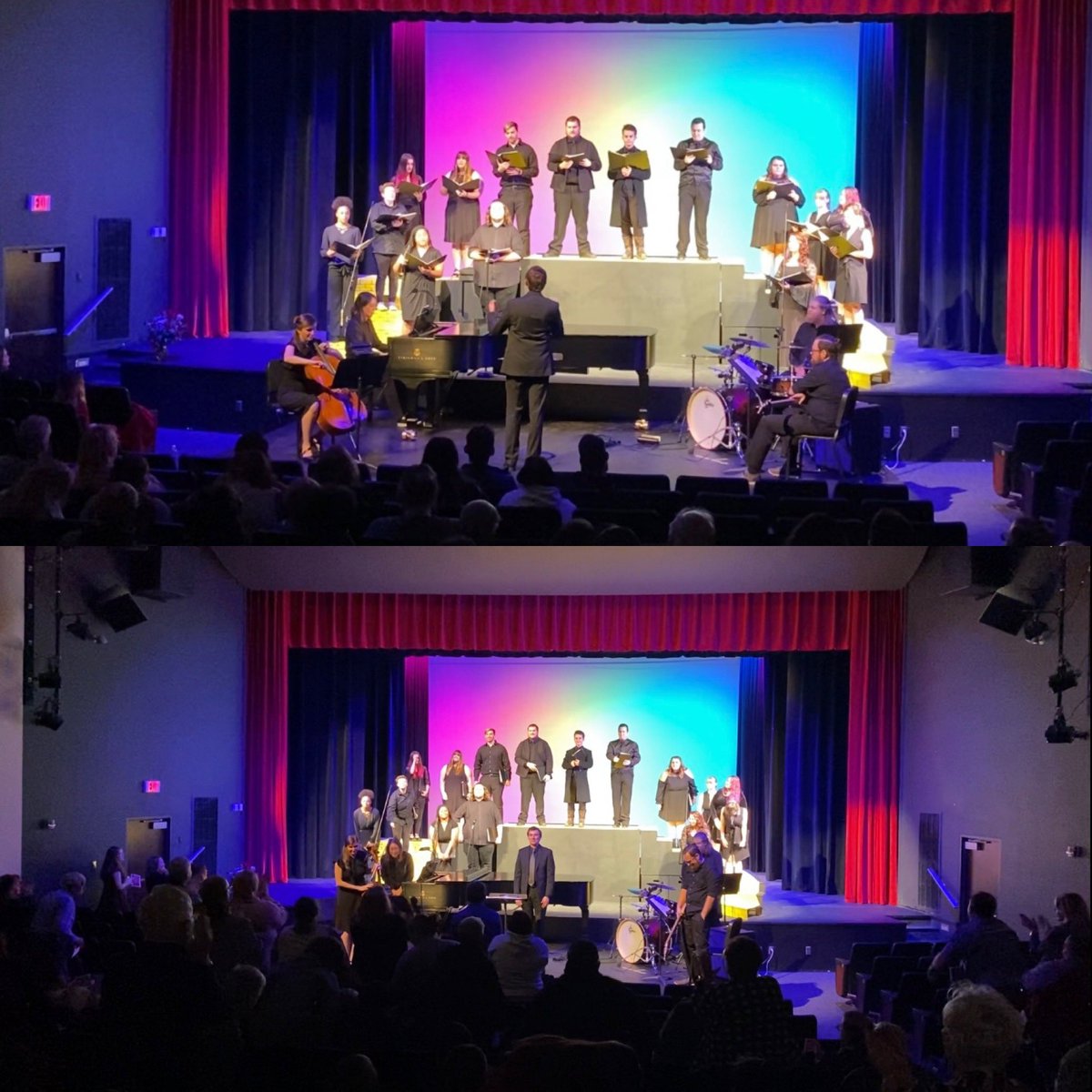 Tonight was so much fun! Moving the Blackburn Music Showcase to Homecoming weekend made for a wild eight rehearsals to get to tonight, but it was all worth it. So many people pitched in to make this a success. Congrats to everyone involved!