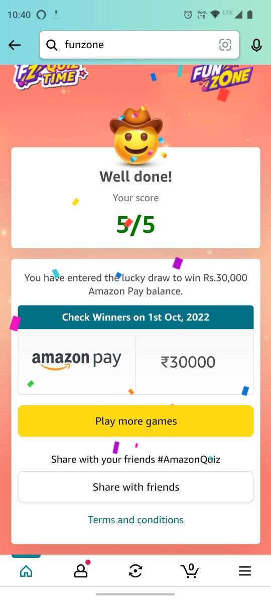 I played this interesting Quiz on Amazon I played this interesting Quiz on Amazon-Play games at Amazon FunZone  amazon.in/game/share/g23… #AmazonQuiz