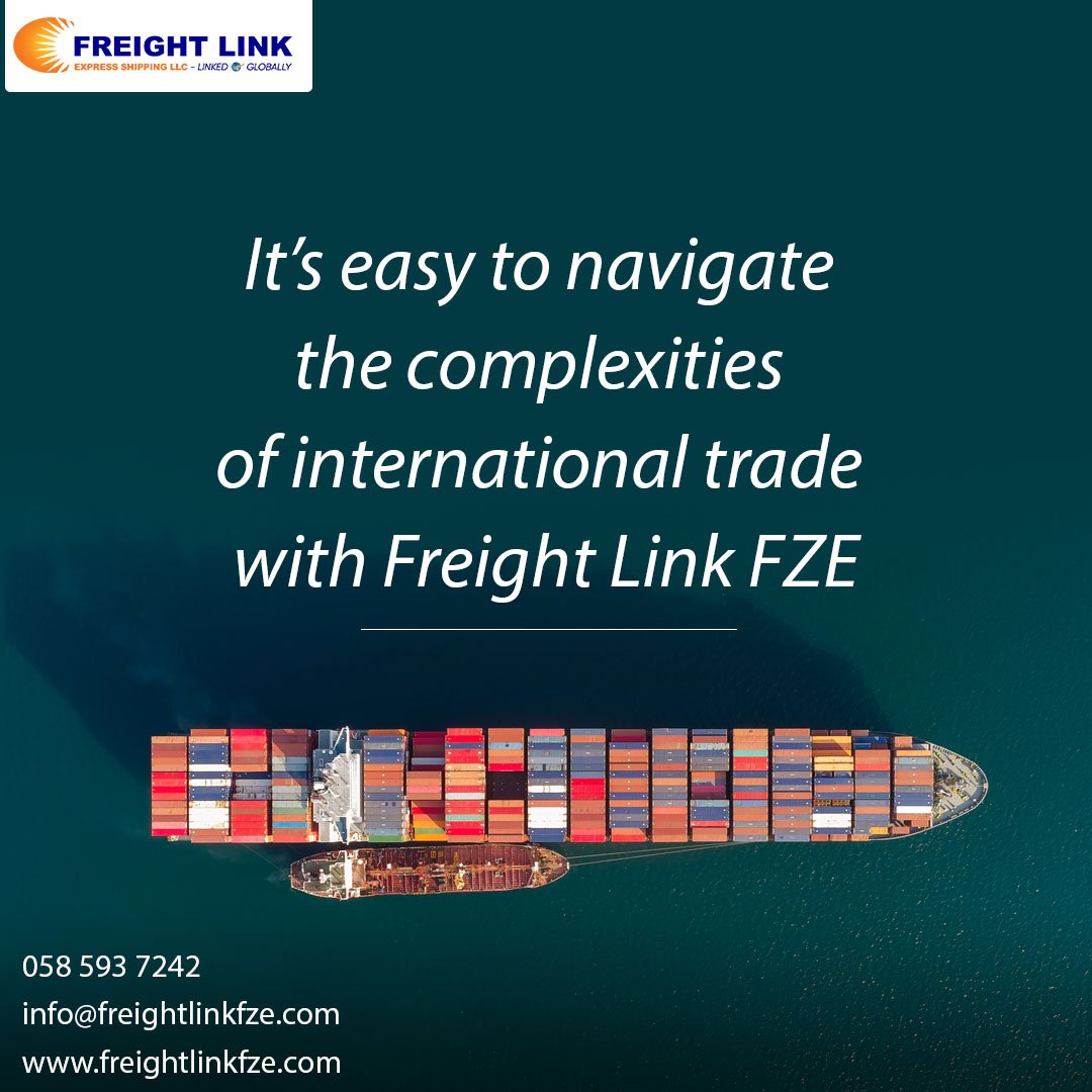 Freightlink5's tweet photo. It's a challenge to coordinate all the stakeholders involved, both commercial &amp; government. 
We offer customized solutions to help businesses manage their international shipments. 0585937242
#Freightlinkuae https://t.co/RVD44ggyel